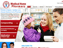 Tablet Screenshot of medicalhomepharmacy.com